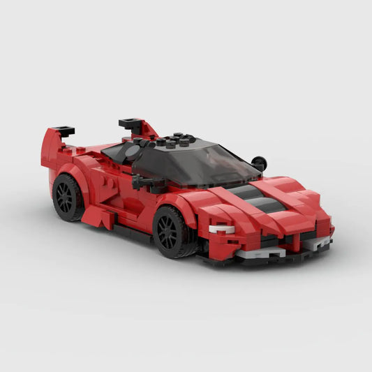 Ferrari FXXK V2 LEGO Set (Red Edition)