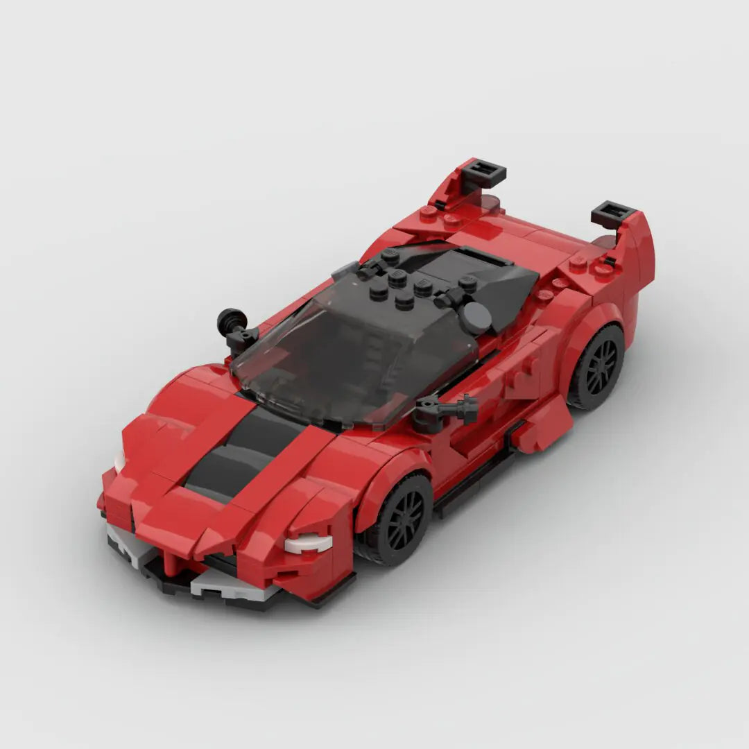 Ferrari FXXK V2 LEGO Set (Red Edition)