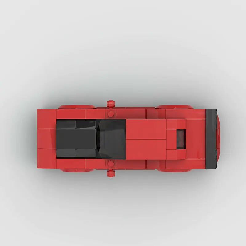 Dodge Challenger LEGO Set (Red & Black Edition)